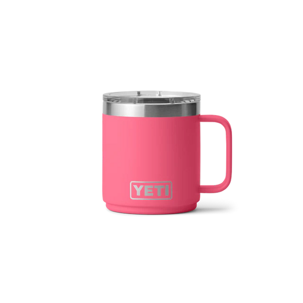 Yeti Rambler 10oz (296ml) Stackable Mug with Duraslip Ceramic Lining - Tropical Pink
