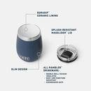 Yeti Rambler 10oz (295ml) Wine Tumbler with Durasip Ceramic Lining - Variety of Colours Available