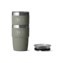 Yeti Rambler 8oz (236ml) Stackable Cup with Durasip Ceramic Lining - Pampa Green
