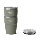 Yeti Ramber 16oz (473ml) Stackable Cup with Magslider Lid - Pampa Green
