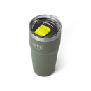 Yeti Rambler 20oz (591ml) Stackable Cup with Magslider Lid - Camp Green/Firefly Yellow