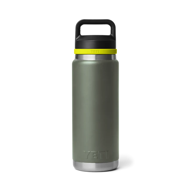 Yeti Rambler 26oz (769ml) Bottle with Chug Cap - Camp Green/Firefly Yellow