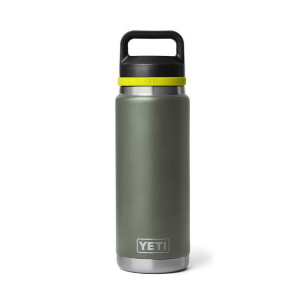 Yeti Rambler 26oz (769ml) Bottle with Chug Cap - Camp Green/Firefly Yellow
