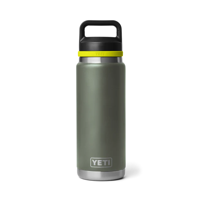 Yeti Rambler 26oz (769ml) Bottle with Chug Cap - Camp Green/Firefly Yellow