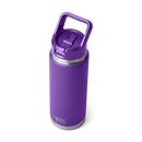Yeti Rambler 26oz (769ml) Straw Bottle with Colour-Matched Straw Lid - Pace Purple