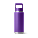 Yeti Rambler 26oz (769ml) Straw Bottle with Colour-Matched Straw Lid - Pace Purple