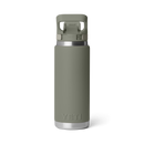 Yeti Rambler 26oz (769ml) Straw Bottle with Colour-Matched Straw Cap - Pampa Green