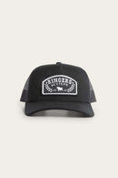 Ringers Western Whatbelt Wool Trucker Cap/Hat - Black
