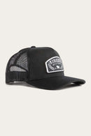 Ringers Western Whatbelt Wool Trucker Cap/Hat - Black