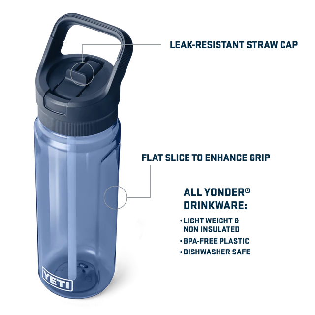 Yeti Yonder 750mlL Water Bottle - Rescue Red