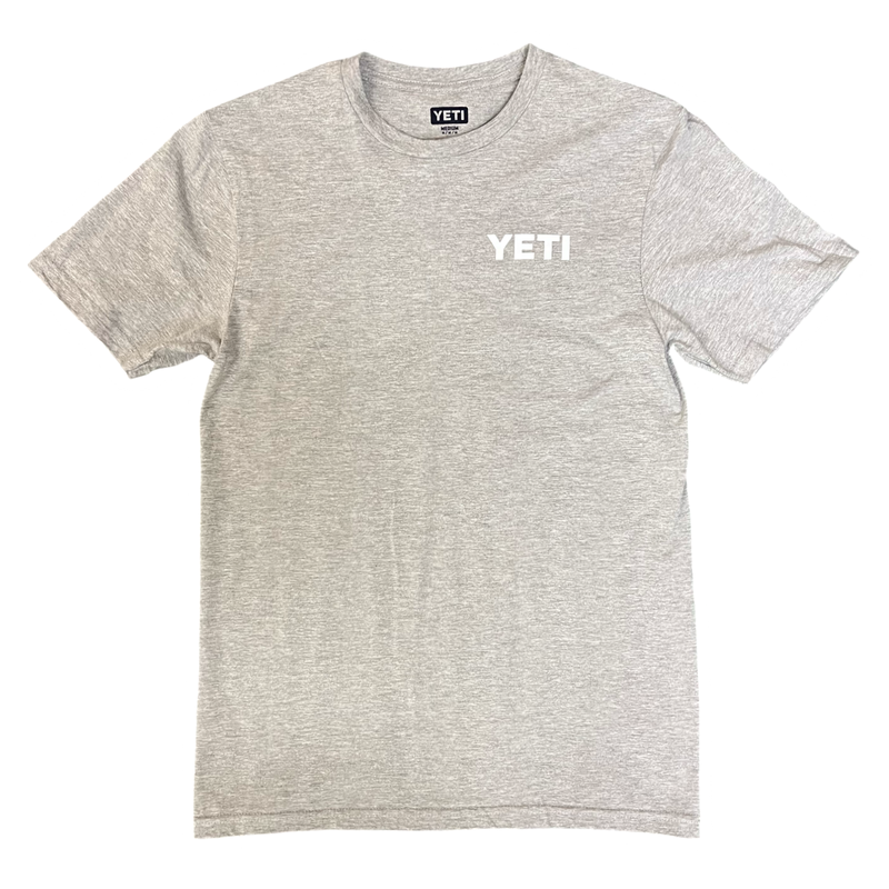 Yeti Wildly Stronger Short Sleeve Tee - Grey Heather