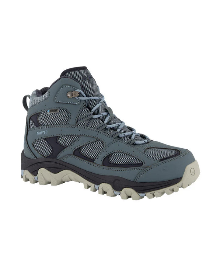 Hi-Tec Women's Lima Sports II Mid Waterproof Hiking Boots - Light Blue (Size 10)
