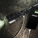 Coast XP40R 8000 Lumens Rechargeable Dual Power Torch