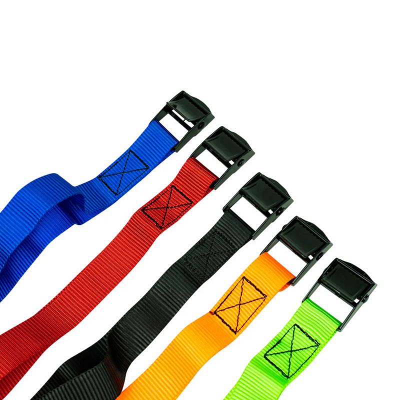 Monkey Grip Cam Buckle Tie Down Assortment Pack 25mm Webbing (1.5m) - Orange