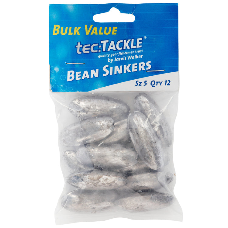 Jarvis Walker Bean Sinkers - 12 Pack (Size 5)