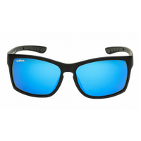 Spotters Savage with Polarised Lenses - Matt Black Frame / Ice Blue Mirror Lenses