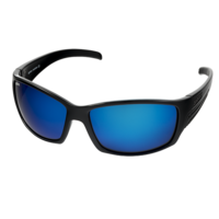 Spotters Fury with Polarised Lenses - Gloss Black Frame / Ice Blue Mirror Lenses