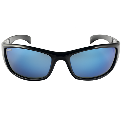 Spotters Arctic with Polarised Lenses - Gloss Black Frame / Ice Mirror Lenses