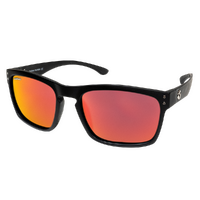 Spotters Crypto with Polarised Lenses - Matt Black Frame / Ignite Mirror Lenses