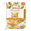 Good Vibes Inflatable Beach Pillow (42cm x 29.5cm) - 70's Floral with Tassels