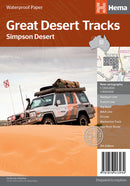 Hema Maps Great Desert Tracks - Simpson Desert (8th Edition)