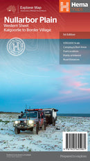 Hema Maps Nullarbor Plain - Western Sheet - Kalgoorlie to Border Village Map (1st Edition)