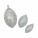 Hookem Bubble Float Clear with Centre Sleeve (1 Per Pack)