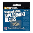 AccuSharp Tungsten Carbide Replacement Blades for AccuSharp Sharpeners (One Set)