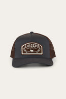 Ringers Western Wheatbelt Wool Trucker Cap - Charcoal