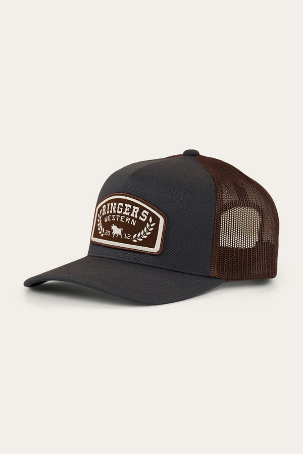 Ringers Western Wheatbelt Wool Trucker Cap - Charcoal