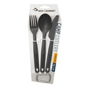 Sea To Summit Camp Cutlery Set - 3 Pieces - Charcoal