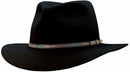 Akubra Leisure Time Hat - Black (Available In-Store Only)