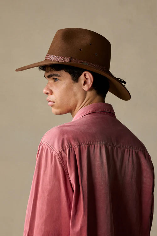 Akubra Riverina Hat - Coffee