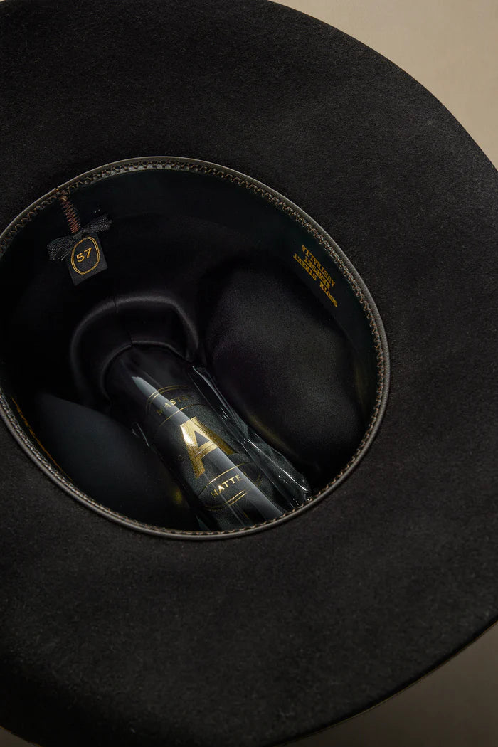 Akubra Rough Rider Hat - Black