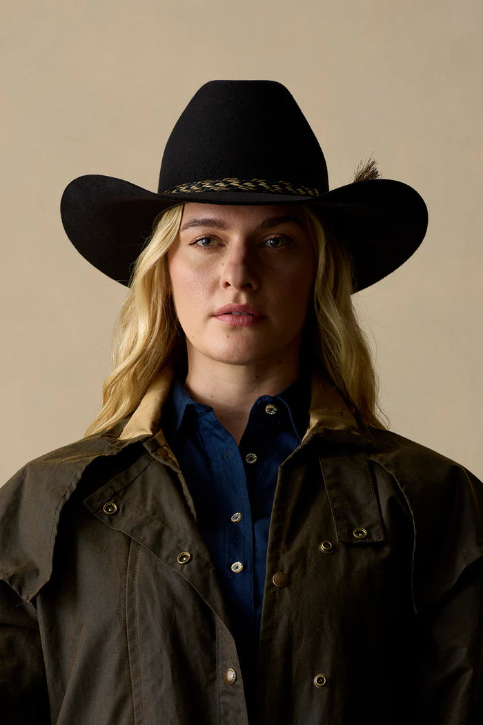 Akubra Rough Rider Hat - Black