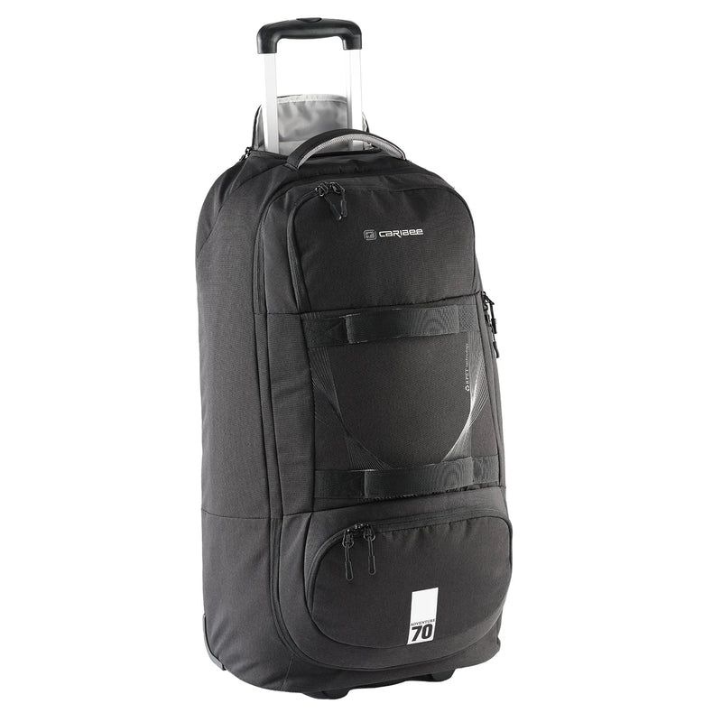 Caribee Adventure Hybrid Wheel Travel Pack (70L) - Black