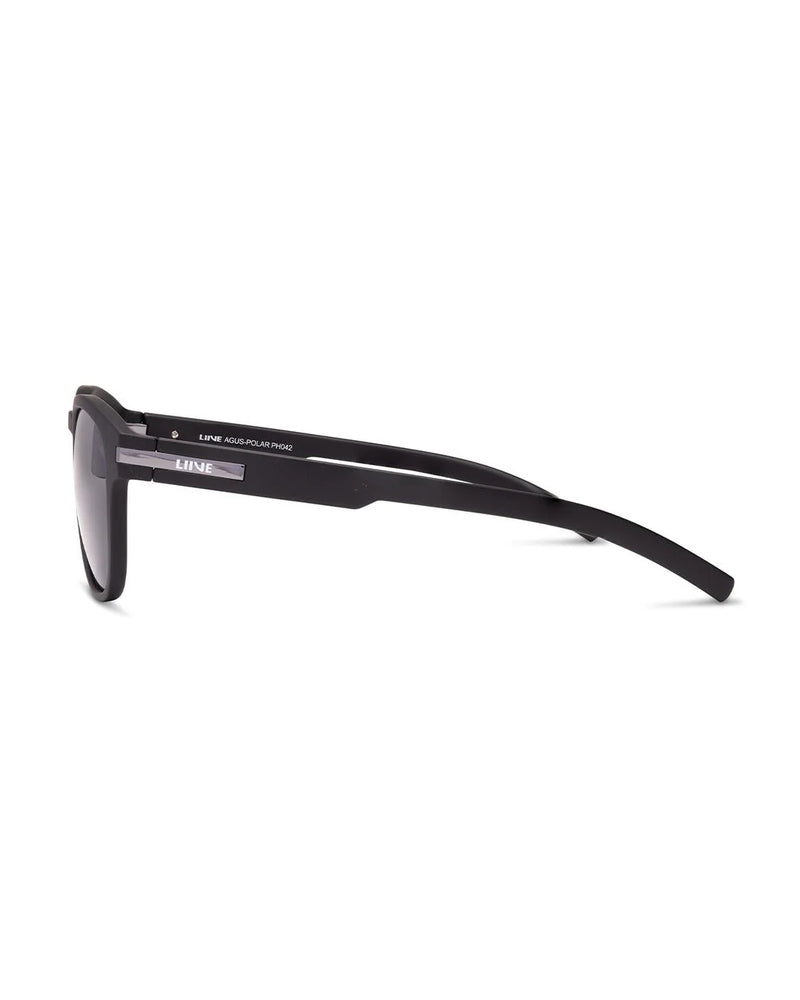 Liive Vision Agus Sunglasses - Smoke Polarised Lens with Matte Black Frame