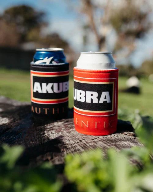 Akubra Logo Stubby Holder - Red