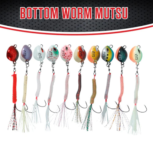 Vexed Bottom Worm Mutsu Lure (40g) - Variety of Colours Available