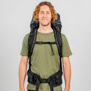 BlackWolf Falcon Hiking Backpack (75L) - Jet Black