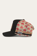 Ringers Western Aussie Rules Deep Fit Trucker Cap - Black