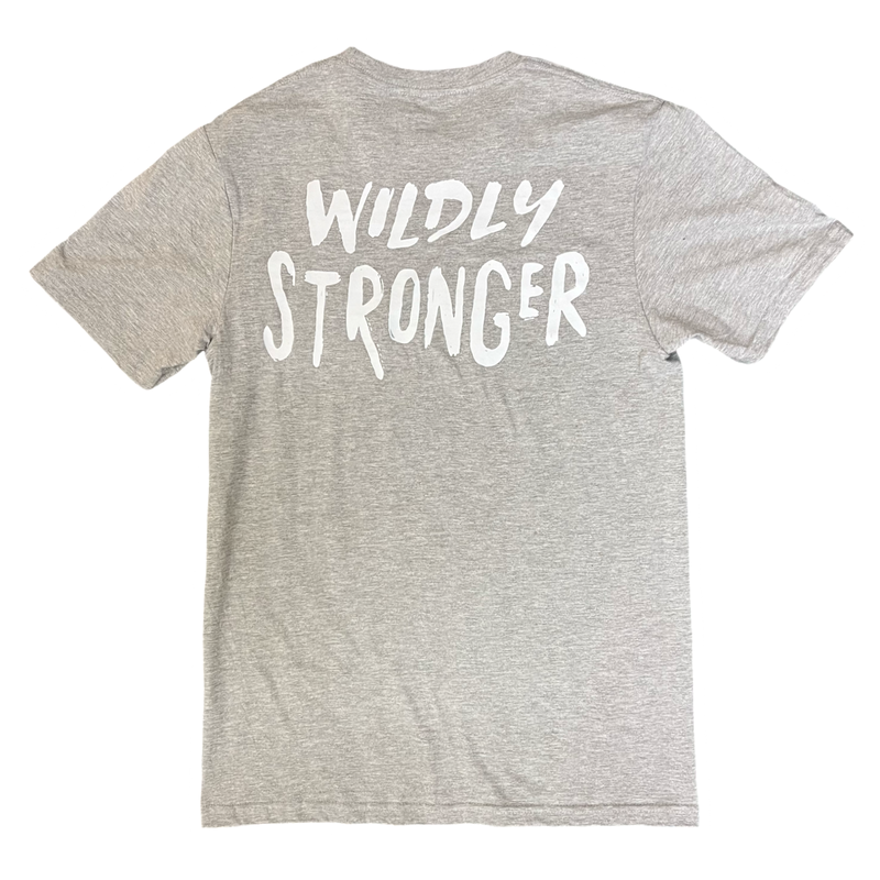 Yeti Wildly Stronger Short Sleeve Tee - Grey Heather