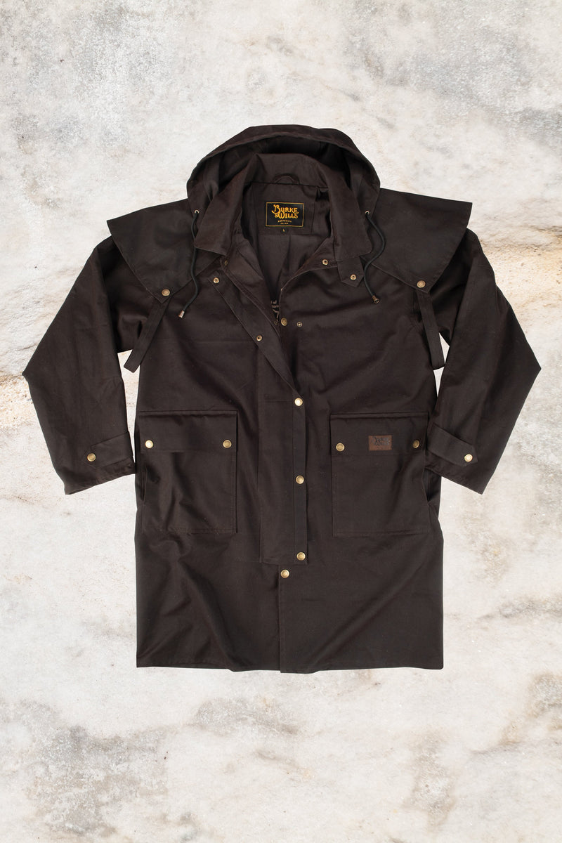 Burke & Wills Balranald Short Coat - Brown