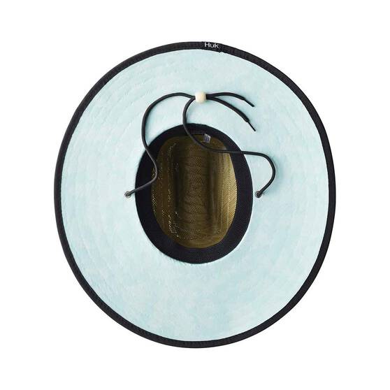 Huk Straw Brim Hat with String - Beach Glass