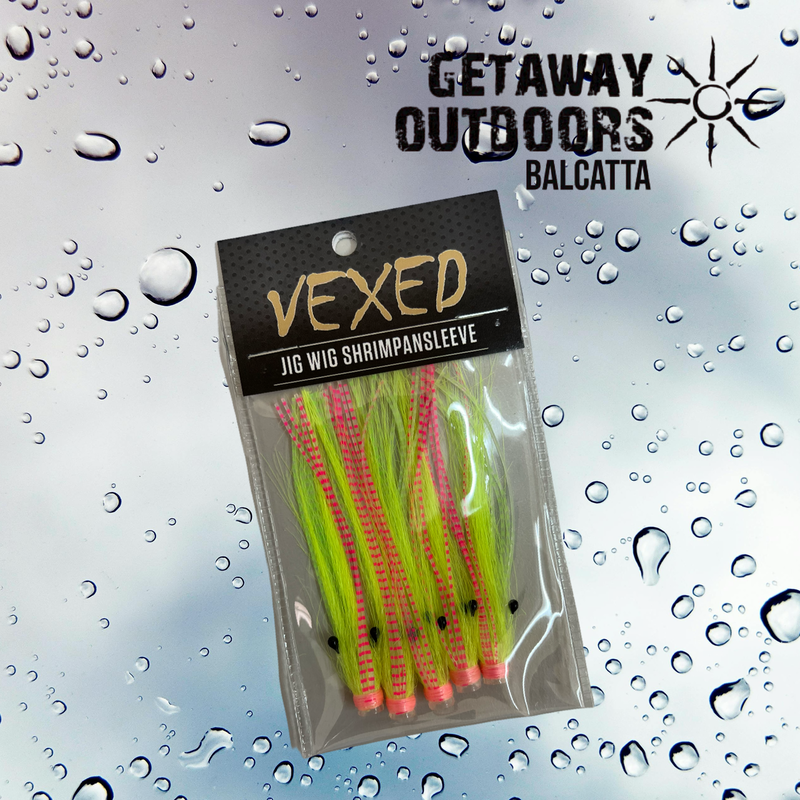 Vexed Jig Wig Shrimpansleeve (4mm | 8cm) - Variety of Colours Available