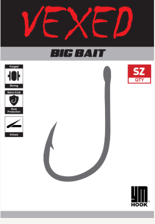 Vexed YM Big Bait Hooks (Assorted Sizes)