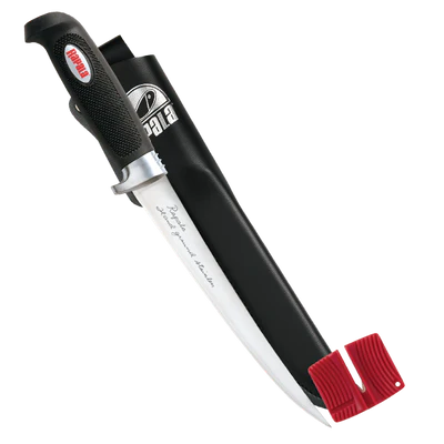 Rapala 4" Soft Grip Fillet Knife With Sharpener