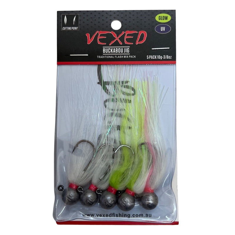 Vexed Buckabou Jig 3.5g Traditional Flash Mix (5pce)