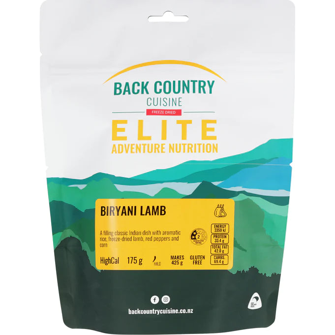 Back Country Cuisine Elite Biryani Lamb - High Calorie (175g)