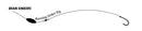 Jarvis Walker Tec Tackle Bean Sinkers - Size 4 (2 Pack)